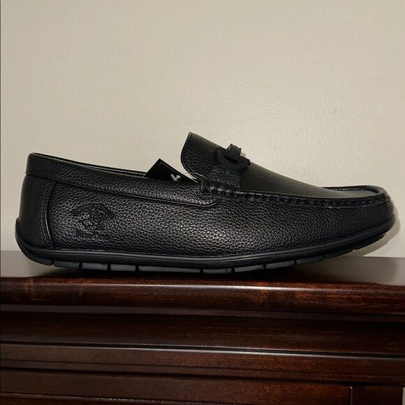 Beverly Hills PC 12 Black BRUNSWICK Faux Leather Loafers Driver Moccasins main image 5